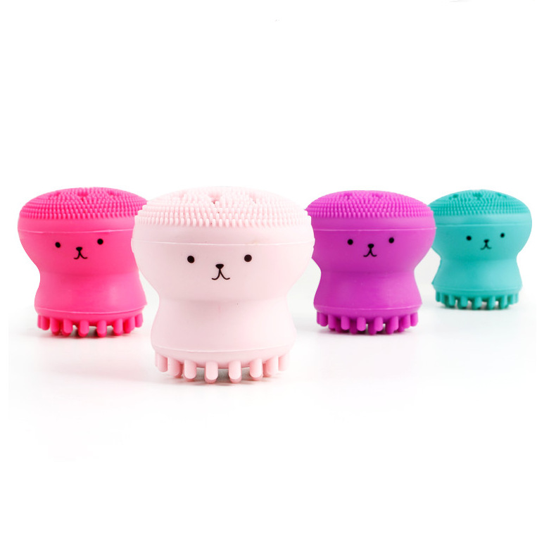 Factory Outlet Octopus Silicone Facial Cleansing Brush Facial Cleansing Facial Cleansing Brush Facial Cleansing Instrument Brush Little Octopus Facial Cleansing Brush