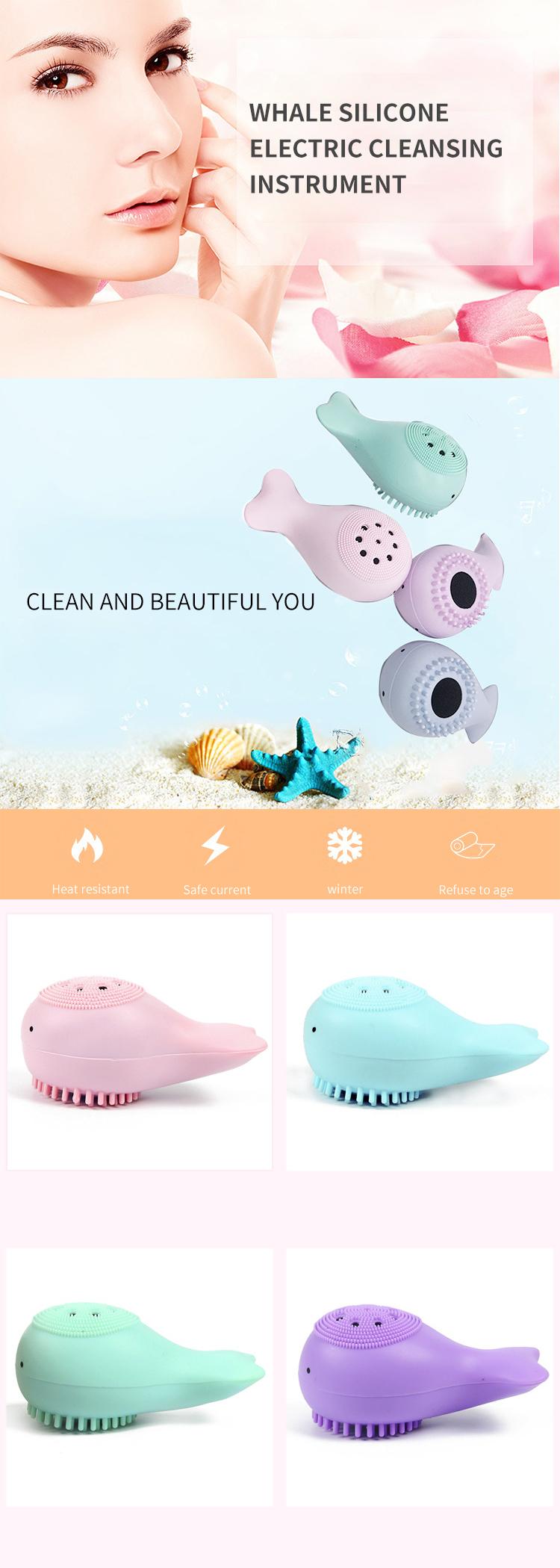 New Released Personal Care Product Super Soft Comfortable Silicone Sonic Face Skin Brush for Women and Men Facial Deep Cleansing