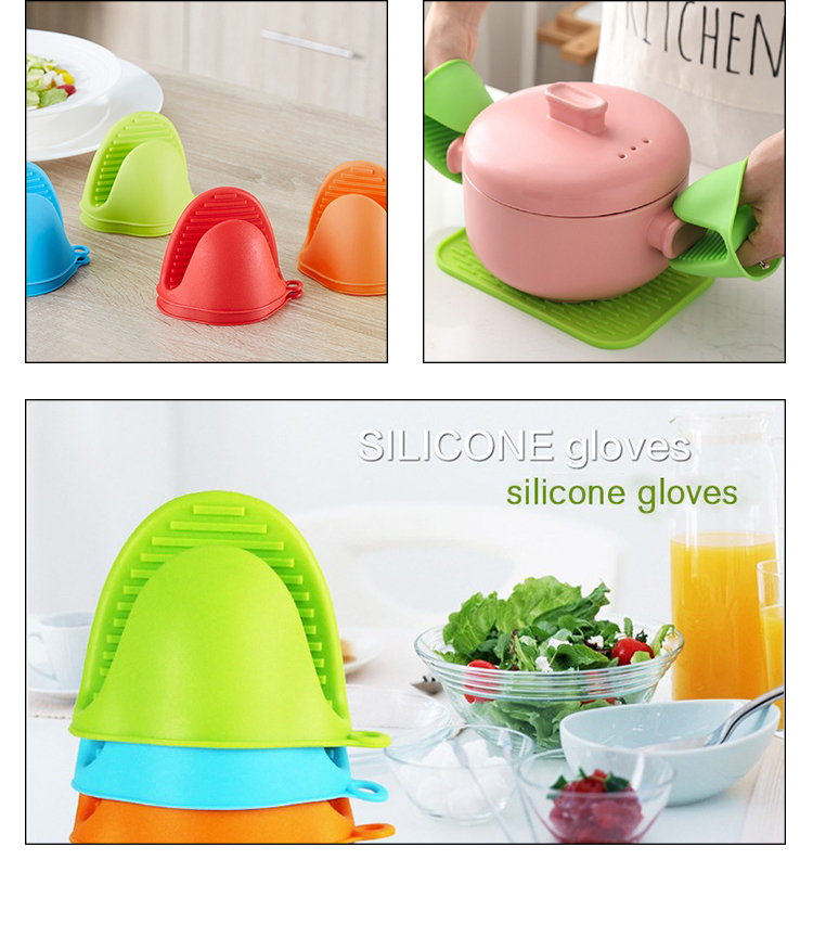 Colorful Safety kitchen silicone glove / silicone oven mitt / Silicone Pot Holder silicone bbq grill oven gloves